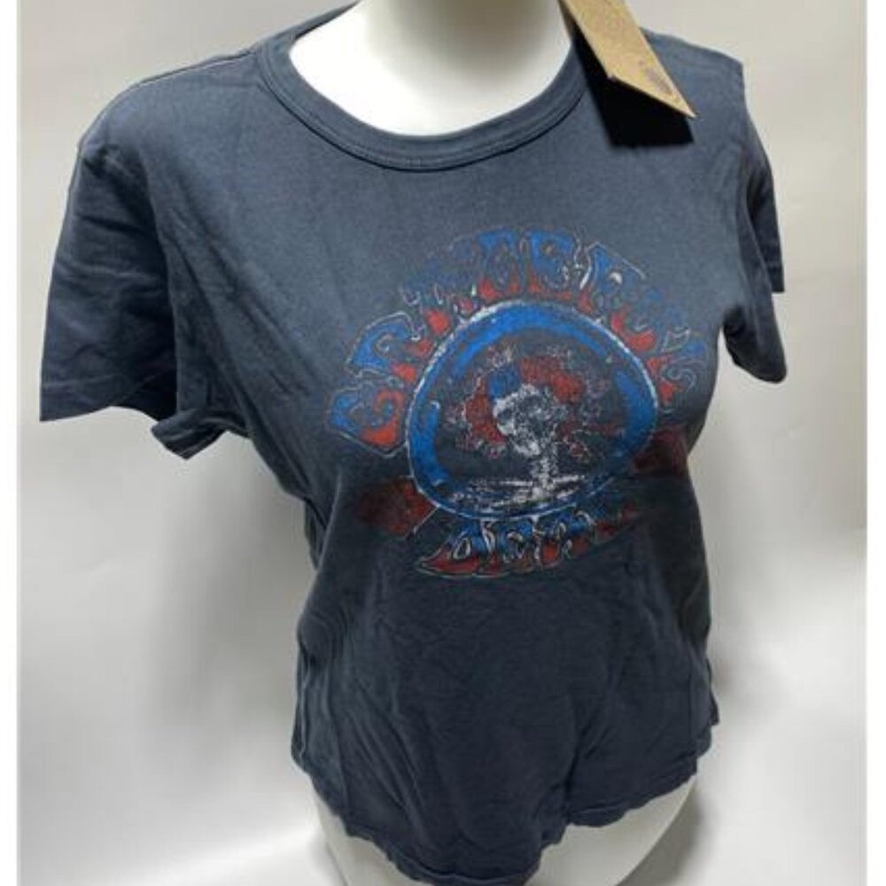 Very Rare 70s Women's Trunk LTD The Grateful Dead T-Shirt Medium Vintage Navy